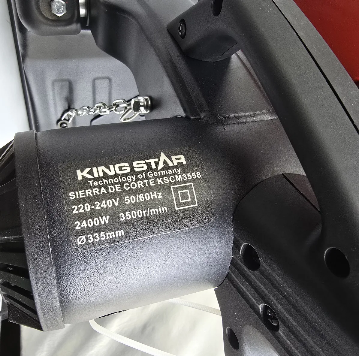 اره پروفیل بر برقی صنعتی کینگ استار مدل 2400W کد 335MM