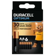 باتری قلمی دوراسل مدل OPTIMUM بسته 6 عددی