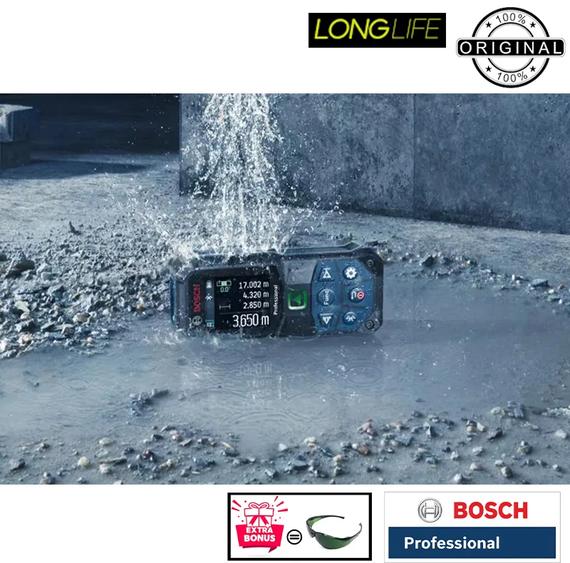 متر لیزری بوش مدل GLM 50-27 CG + Green Glass Laser برد 50 متر