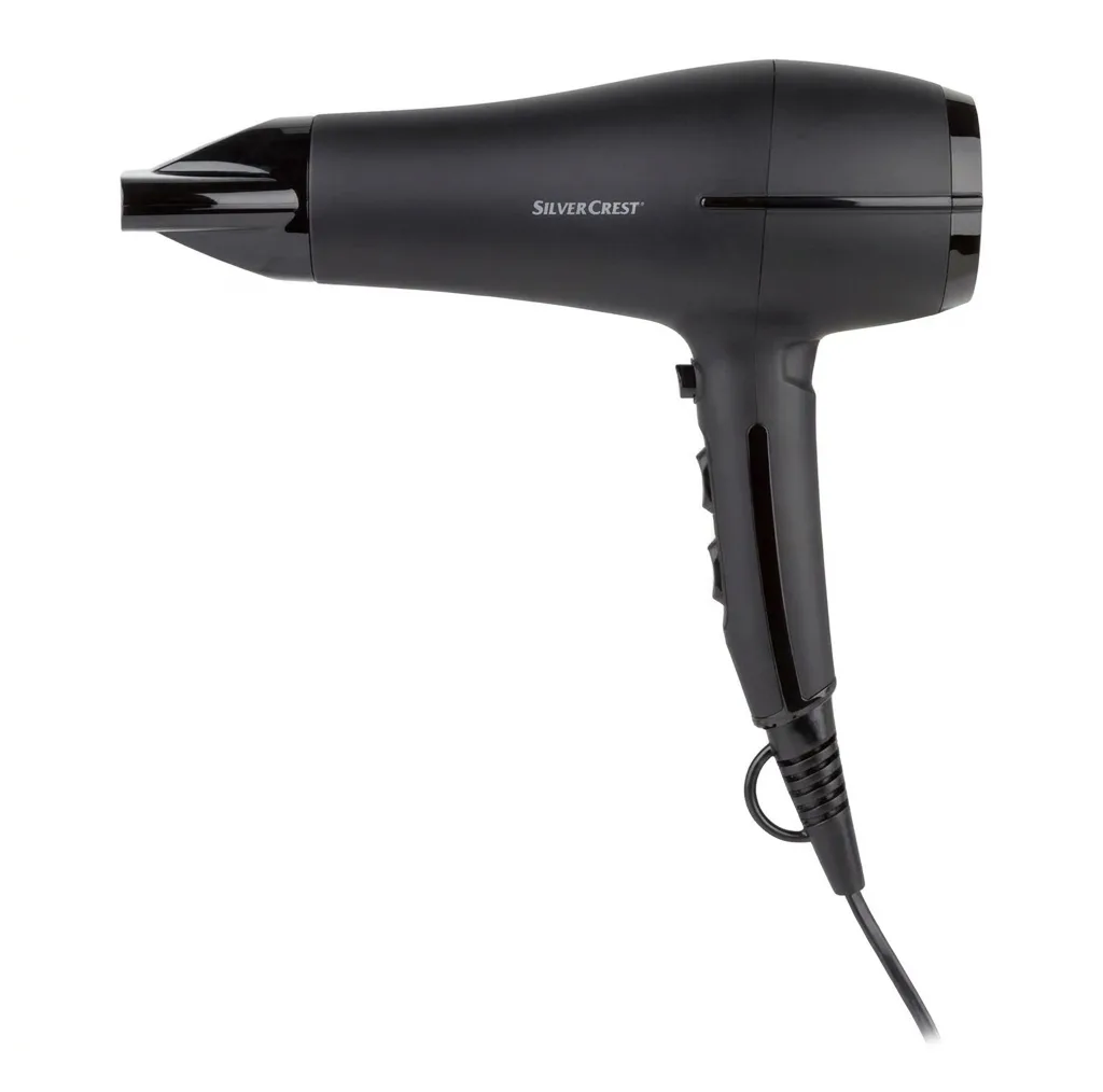 سشوار خانگی سیلور کرست مدل SHTT 2200 B2، با توان 2200 وات و موتور AC، تنظیم دما و سرعت در 2 حالت، دارای 2 سری با پخش یکنواخت گرما و متمرکزکننده پهن