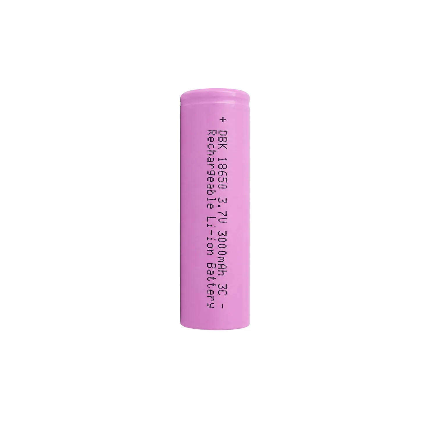 باتری لیتیومی قابل شارژ دی بی کی  مدل DBK 18650 3000mAh 3c 3.7V LI-ION ظرفیت 3000 میلی آمپر ساعت