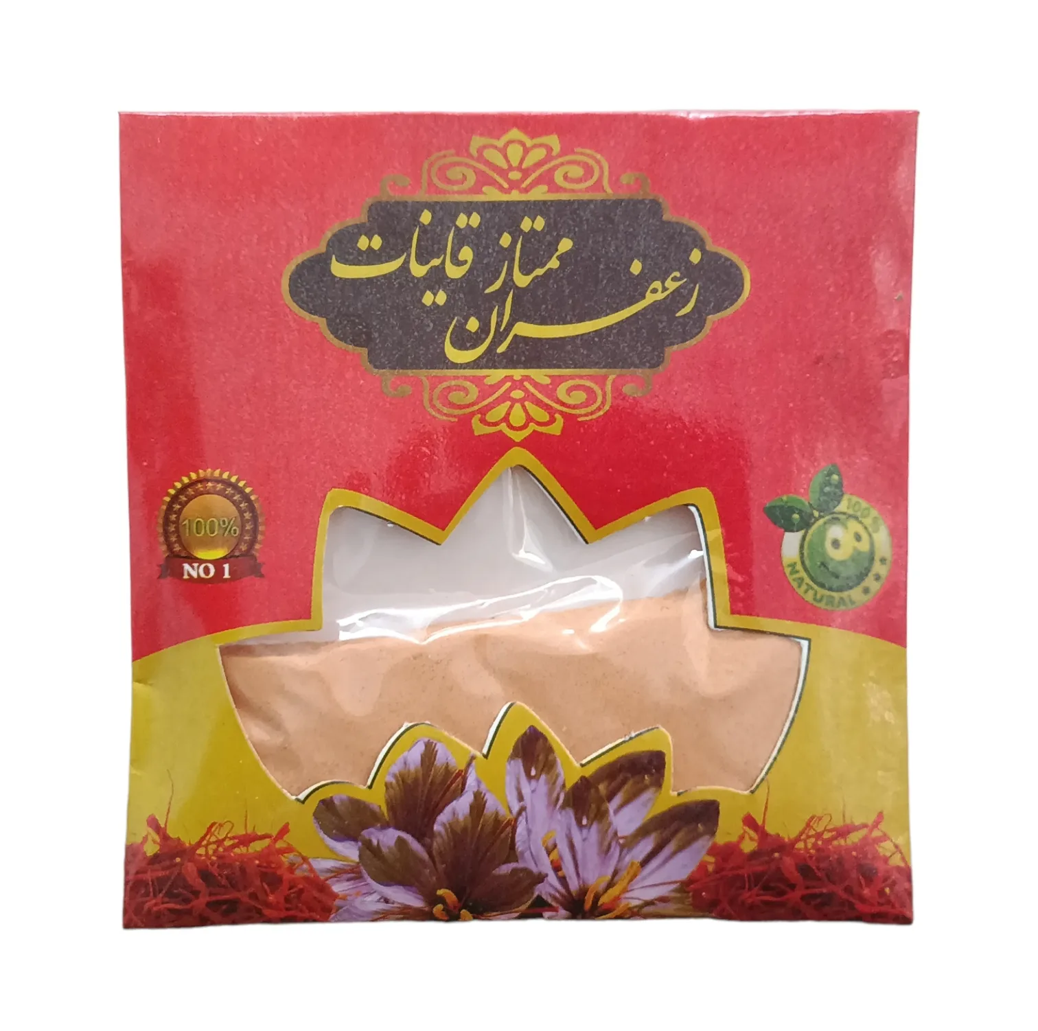 پودر زعفران قائنات - 25 گرم بسته 4 عددی