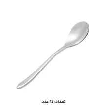 قاشق چای خوری ام جی اس مدل 050 مجموعه 12 عددی