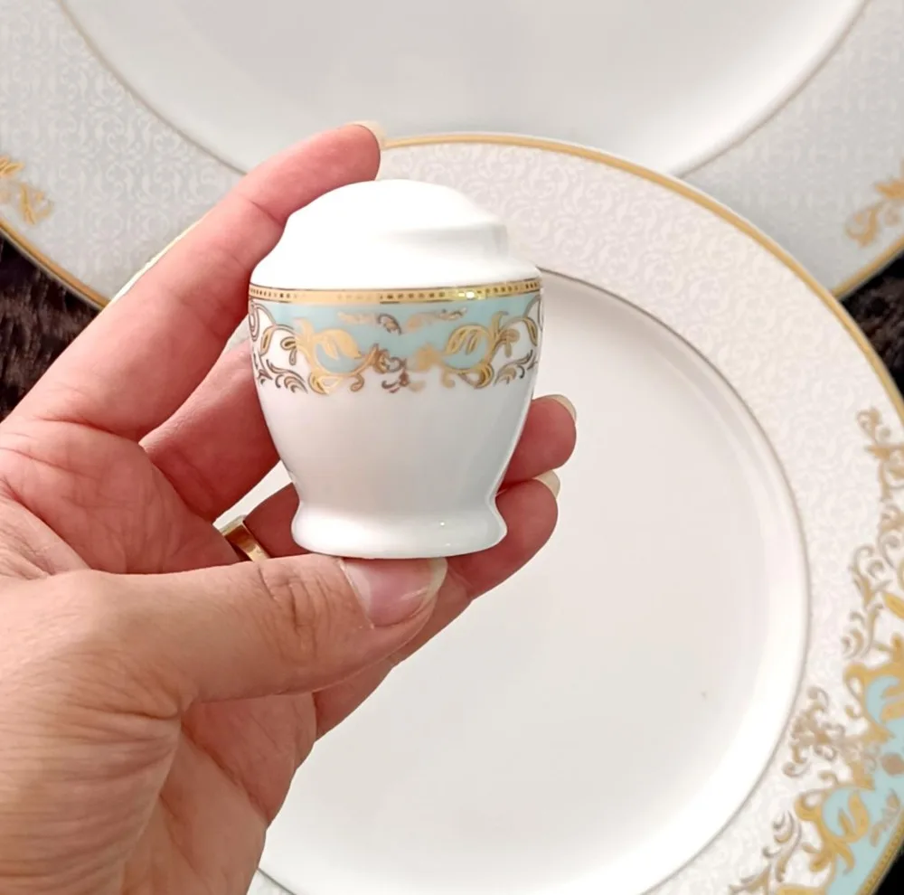سرویس پذیرایی 9 پارچه شرکت صنایع چینی تقدیس مدل دور طلا