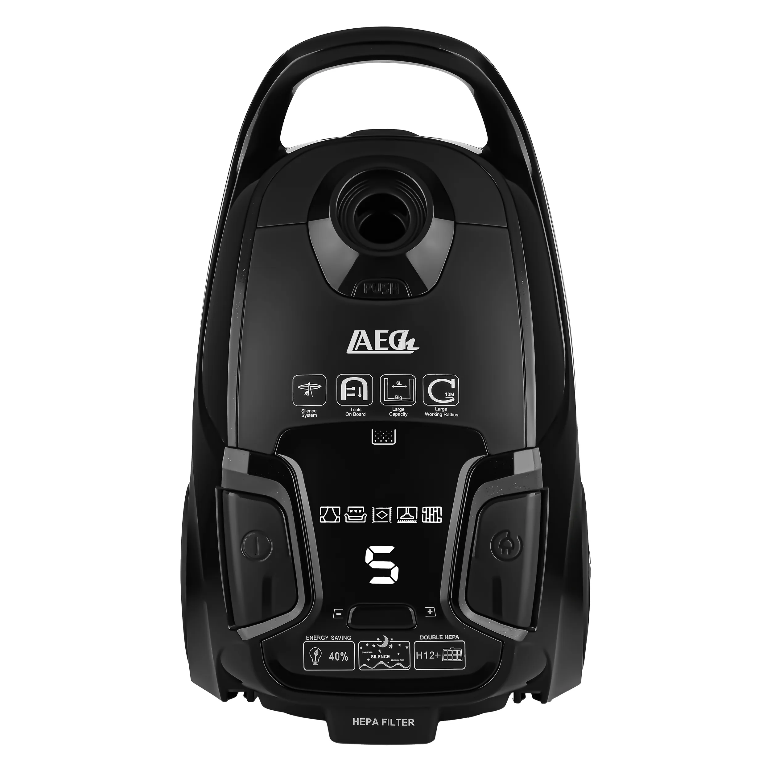 جاروبرقی 2800 وات لایق مدل LVC-D630S