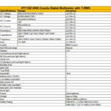 مولتی متر دیجیتال هابوتست مدل HT118D