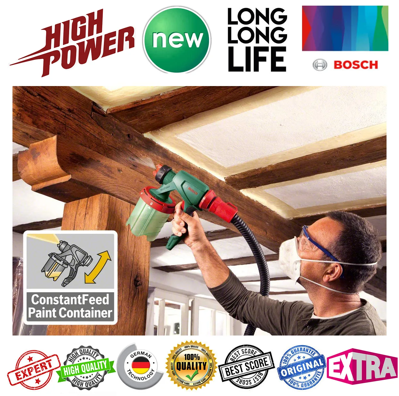 پیستوله برقی بوش مدل PFS 7000 کد All Paint/Advanced