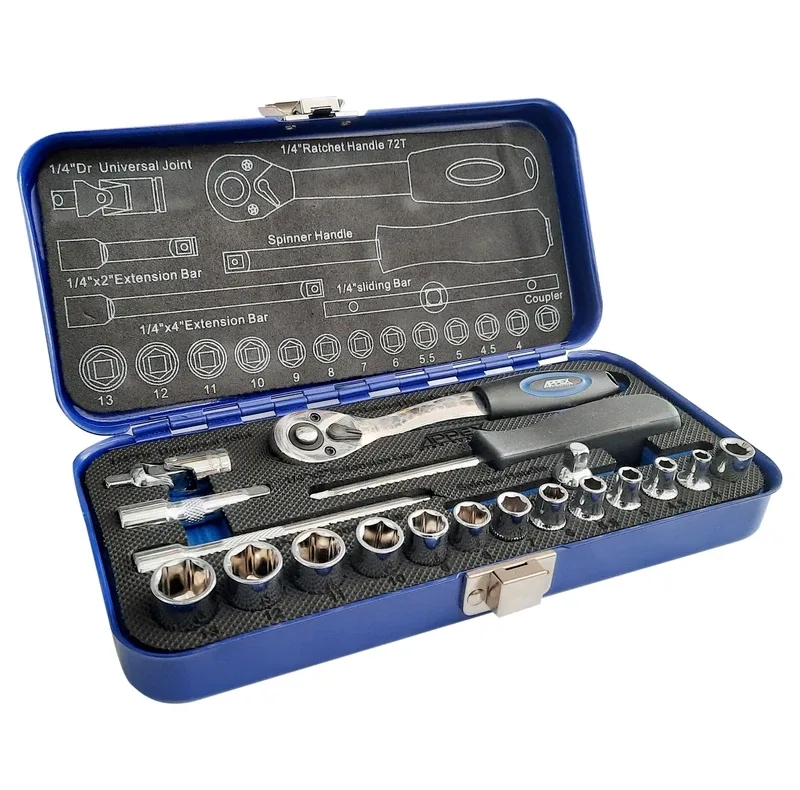 آچار بکس اپکس مدل AJ-APX-1520 مجموعه 20 عددی