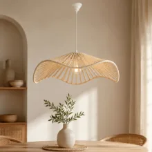 لوستر بافتنی مدل مکرومه طرح موج کد RL03