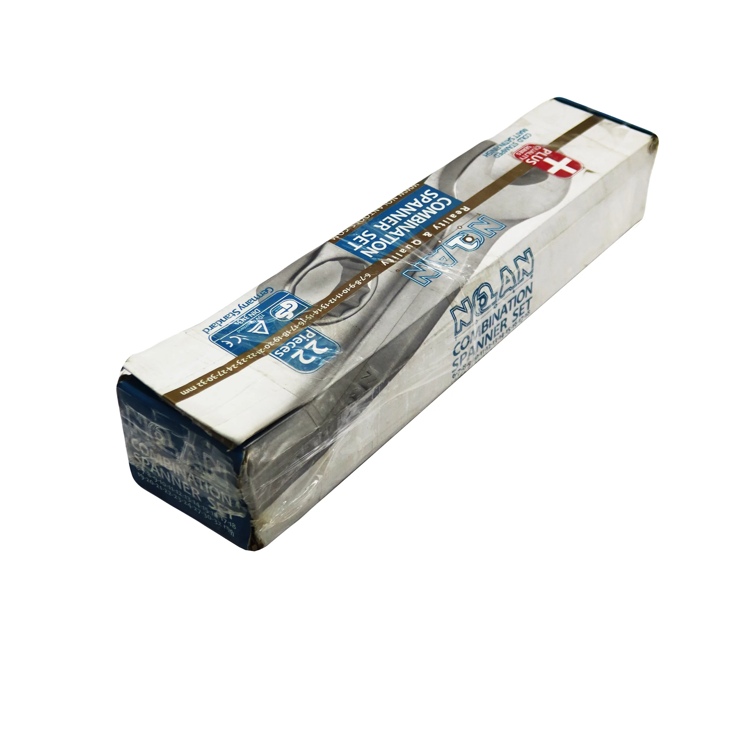 آچار یکسر تخت و یکسر رینگی نولان مدل YP-6-32MM مجموعه 22 عددی