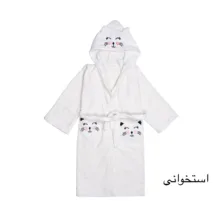 حوله پالتویی کودک و نوزاد هنرمند مدل cat سایز 80×70 سانتی متر