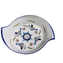 دیس چینی مدل مرغ خوری مجموعه ۲ عددی