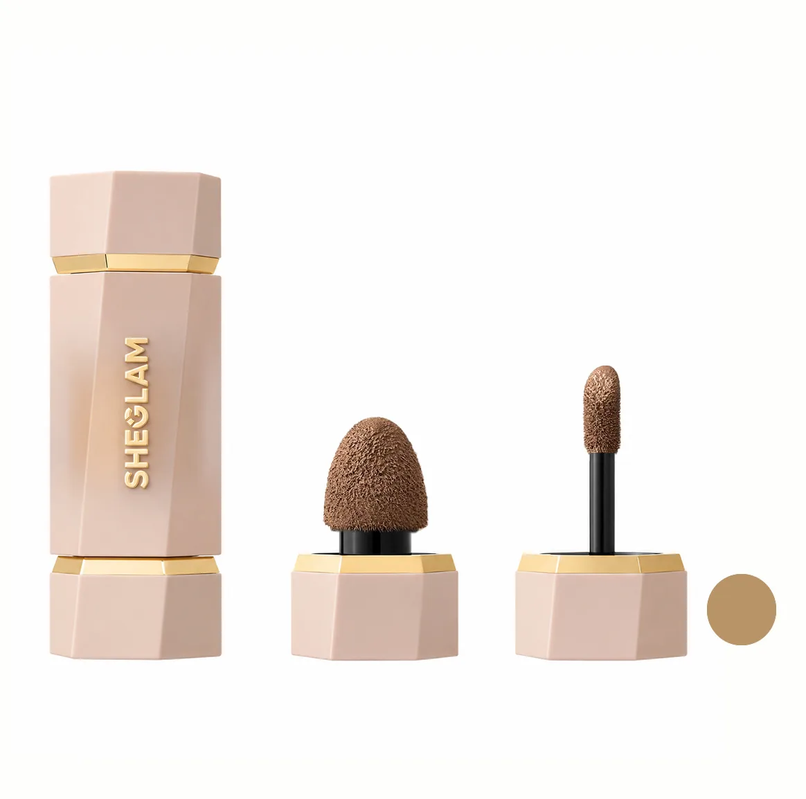 کانتور مایع دو سر شیگلم مدل Precision Sculpt Liquid Contour Duo رنگ Clay مناسب انواع پوست
