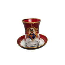 سرویس چایخوری 14 پارچه طرح شاه عباسی مدل 02
