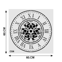 شابلون طرح ساعت کد C84