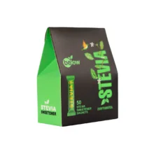 ساشه شیرین کننده اریتریتول و استویا بی لو –  1 گرم بسته 50 عددی