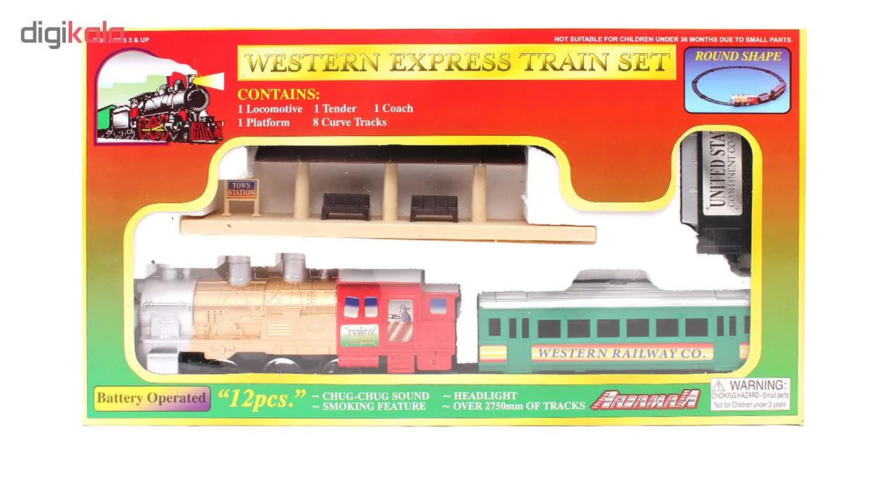 قطار اسباب بازی مدل Western 7072