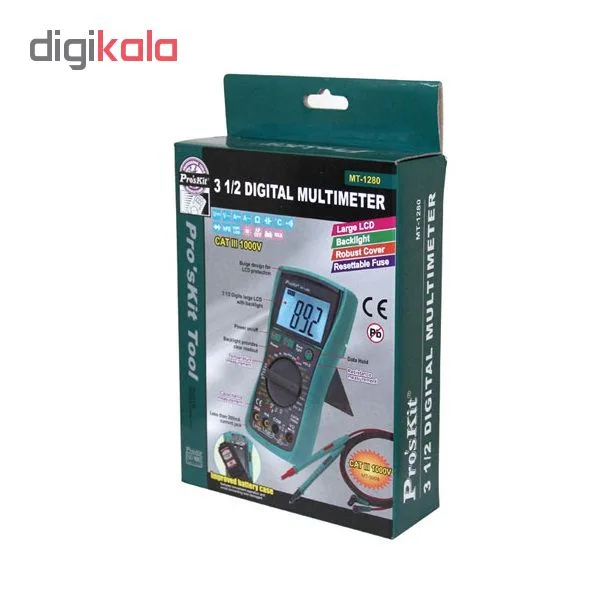 مولتی متر دیجیتال پروسکیت مدل MT-1280