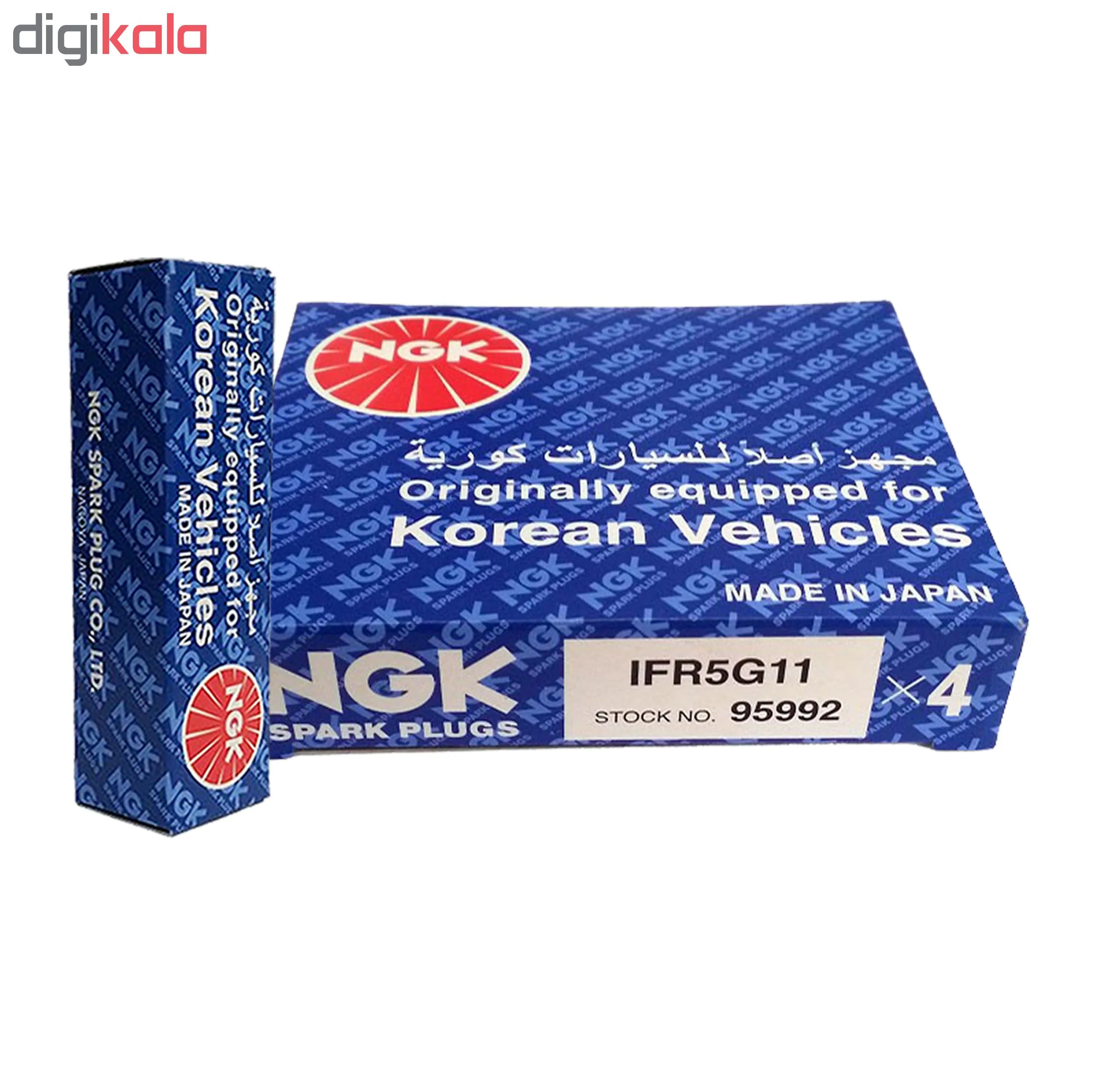 شمع خودرو ان جی کی مدل IFR5G-11 بسته 4 عددی