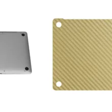 برچسب پوششی ماهوت مدل Gold Carbon مناسب برای لپ تاپ Macbook 12inch Retina