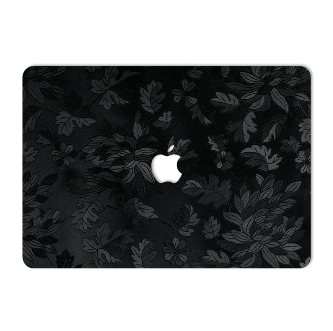 برچسب پوششی ماهوت مدل Black Wild-Flower مناسب برای لپ تاپ Macbook 12inch Retina