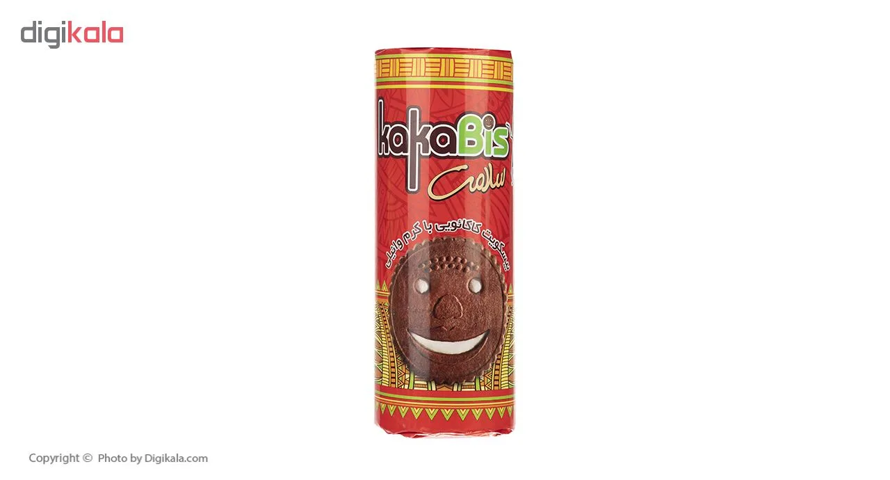 بیسکویت کاکائویی با کرم وانیلی سلامت - 400 گرم