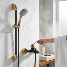 شیر حمام فاخته مدل پاندورا لاله MT به همراه علم دوش
