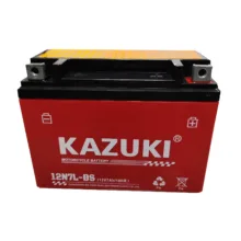 باتری موتورسیکلت 12 ولت 7 آمپر کازوکی مدل 12v7lbs