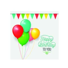 بنر تولد طرح بادکنک مدل HBD021_10