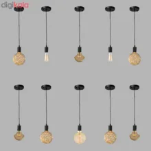چراغ آویز لوستر ماد کد 10K مجموعه 10 عددی