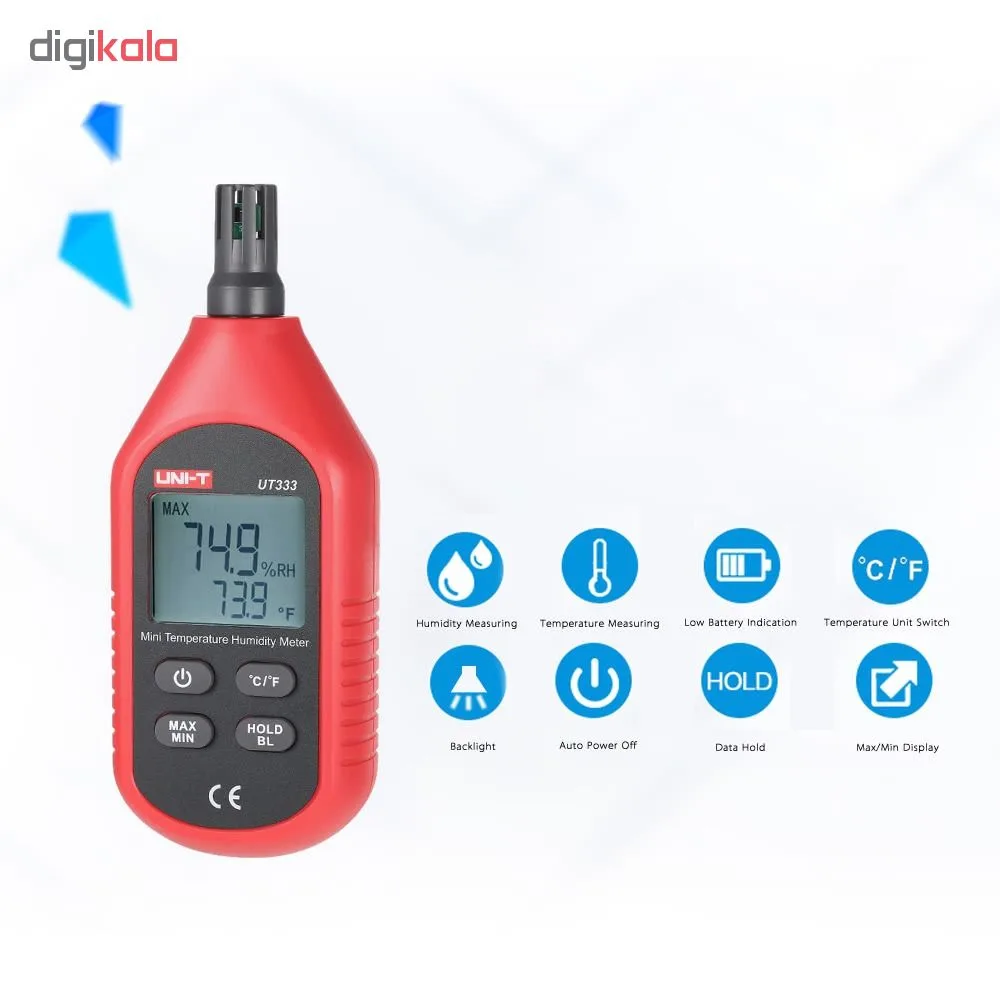 دماسنج و رطوبت سنج دیجیتالی یونی-تی مدل UT333