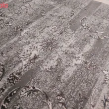 فرش ماشینی زمرد مشهد طرح پتینه کد TA100 زمینه طوسی