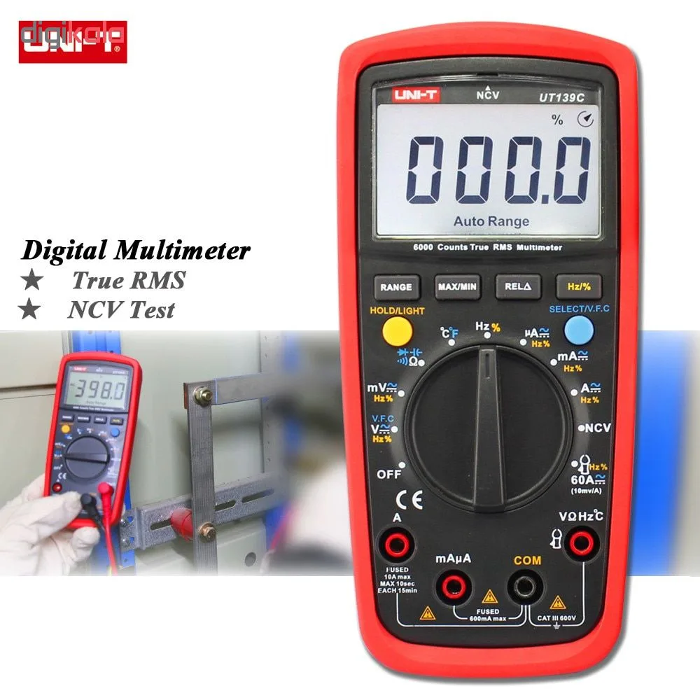 مولتی متر دیجیتال یونی-تی مدل ut139c