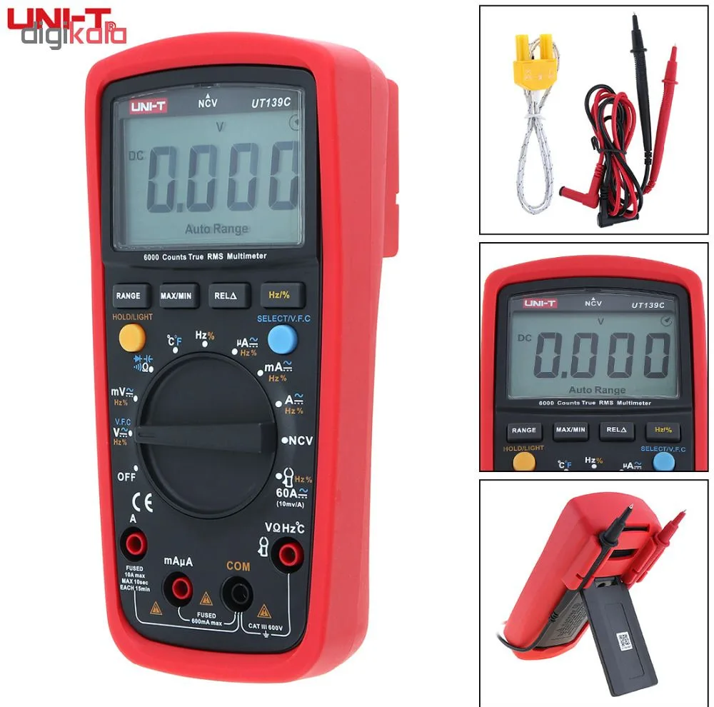 مولتی متر دیجیتال یونی-تی مدل ut139c