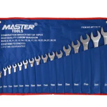 مجموعه 16 عددی آچار یکسر تخت یکسر رینگی مستر تولز مدل MT110-16