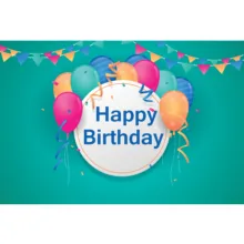 بنر تولد طرح بادکنک کد 107