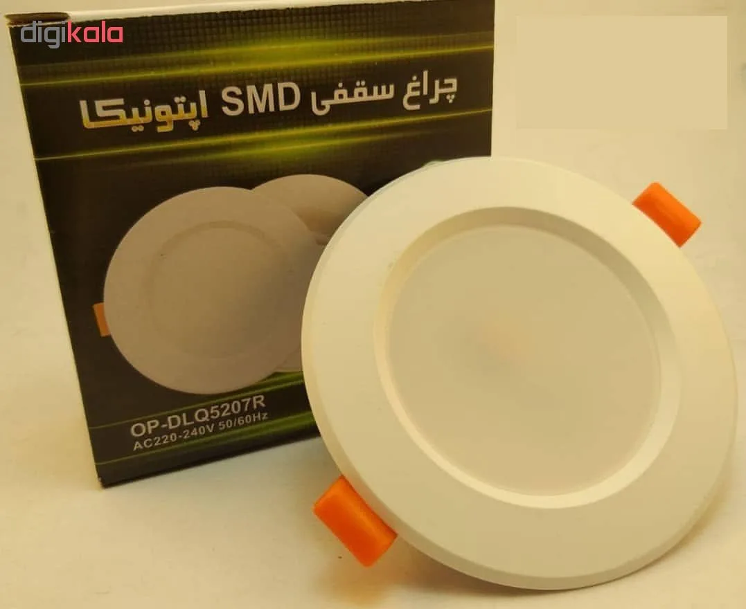 پنل اس ام دی 7 وات اپتونیکا مدل OP127 بسته 10 عددی
