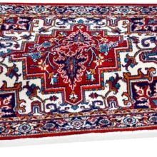 فرش ماشینی سهند طرح هریس کد P648.BJ زمینه لاکی