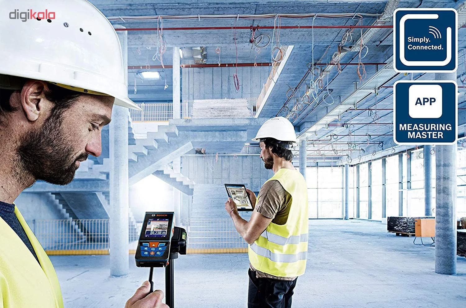 متر لیزری دوربین دار بوش مدل GLM 120 C