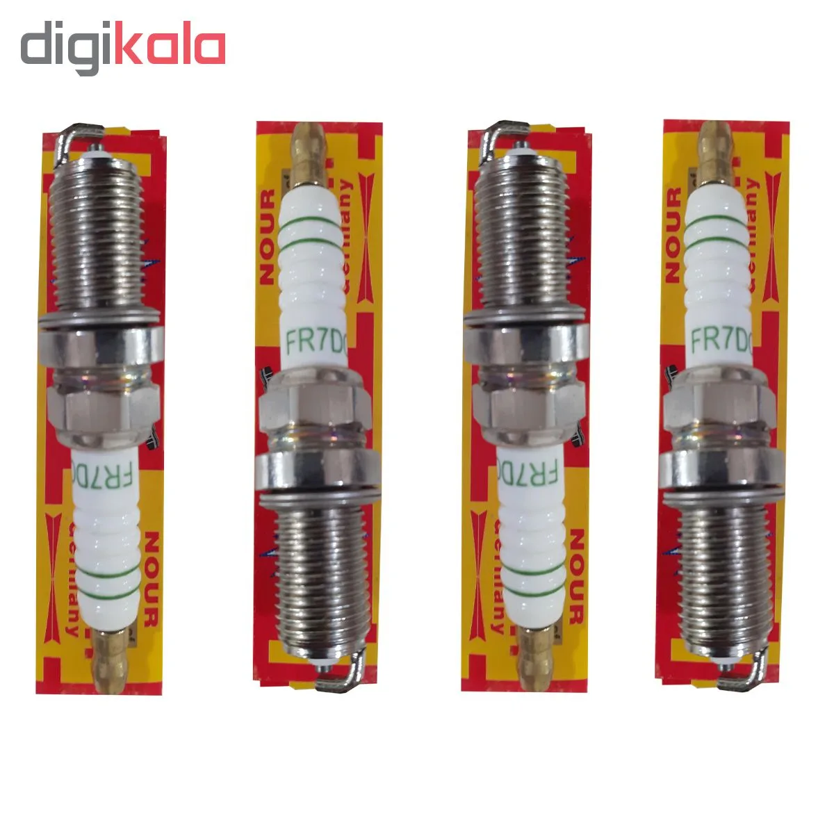 شمع خودرو شمع نور مدل FR7dc بسته 4 عددی