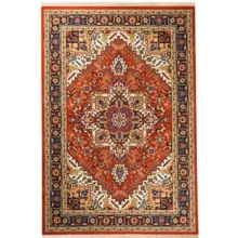 فرش ماشینی سهند کد V104.8U زمینه گلبهی