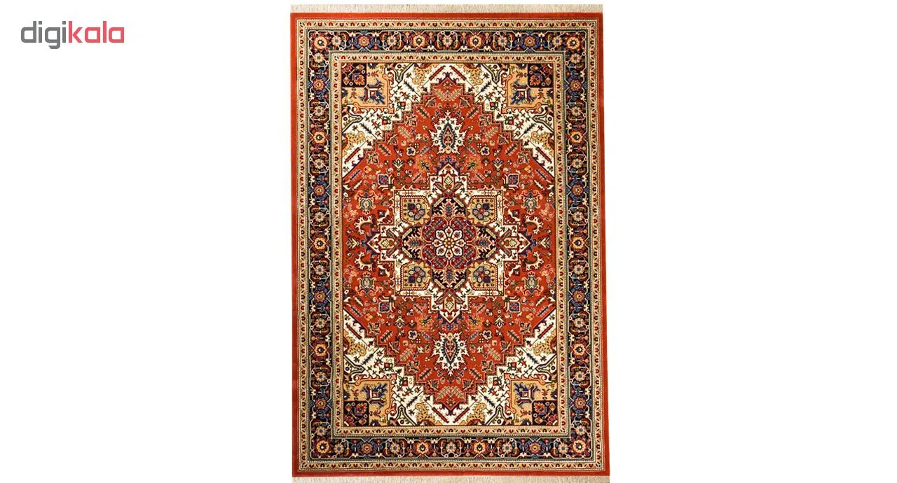 فرش ماشینی سهند کد V104.8U زمینه گلبهی