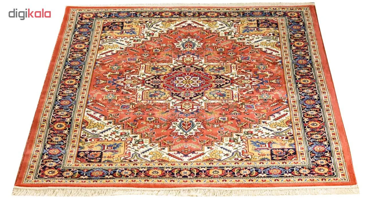 فرش ماشینی سهند کد V104.8U زمینه گلبهی