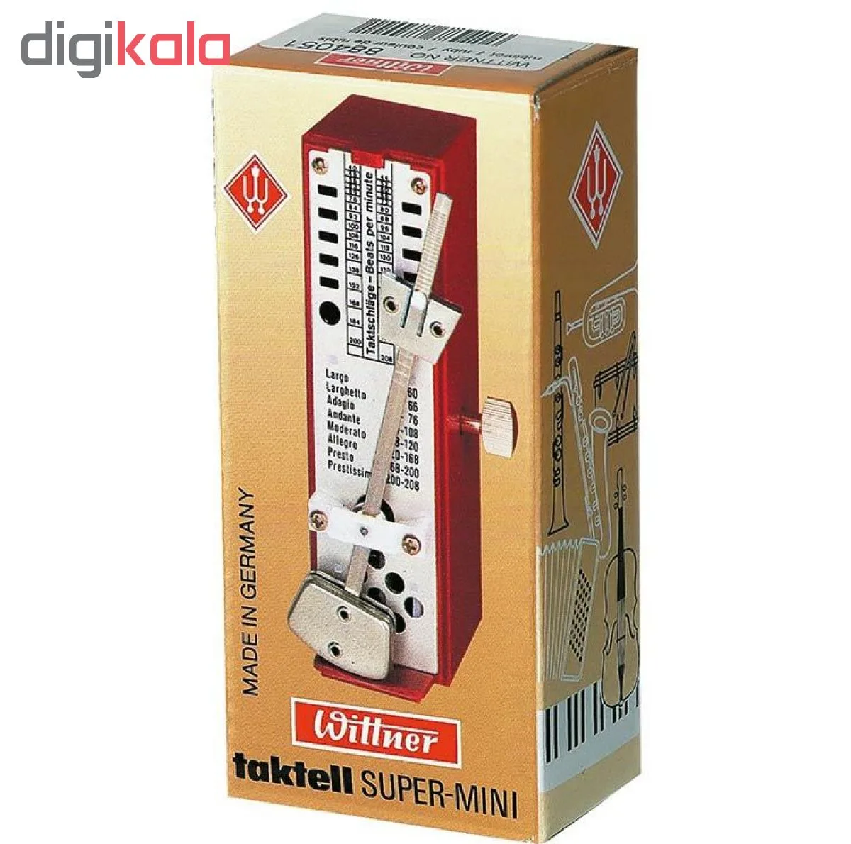 مترونوم مکانیکی ویتنر مدل TAKTELL
