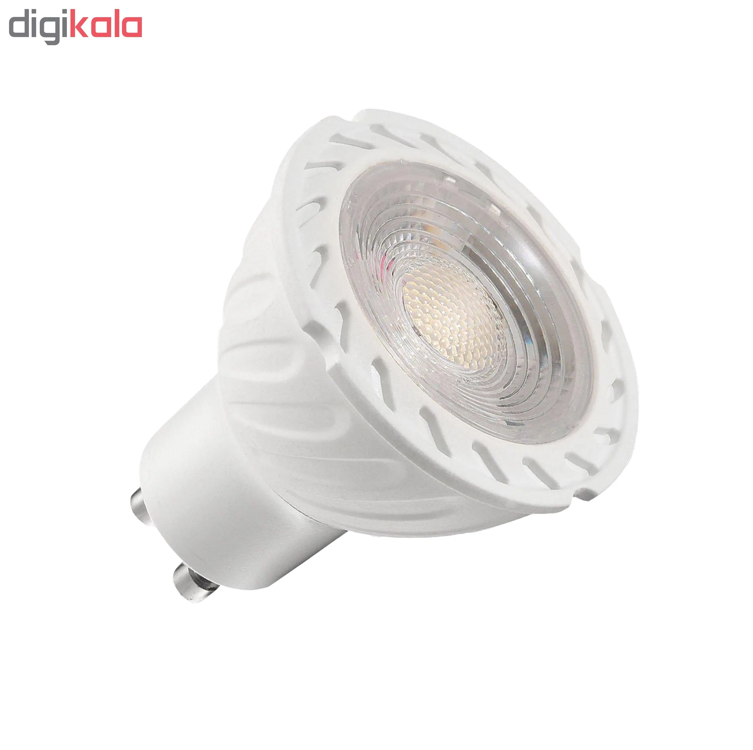 لامپ هالوژن 7 وات مدل GOL-010 پایه GU10 بسته 10 عددی
