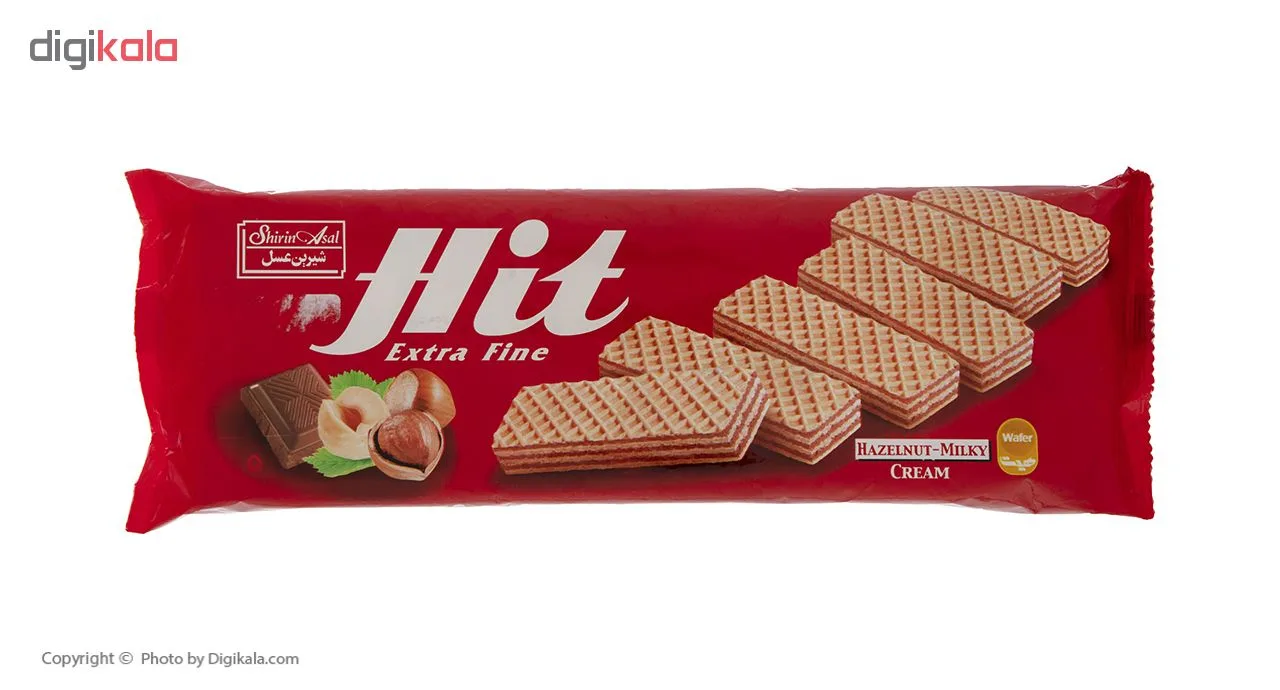 ویفر با کرم شیری فندقی شیرین عسل - 150 گرم