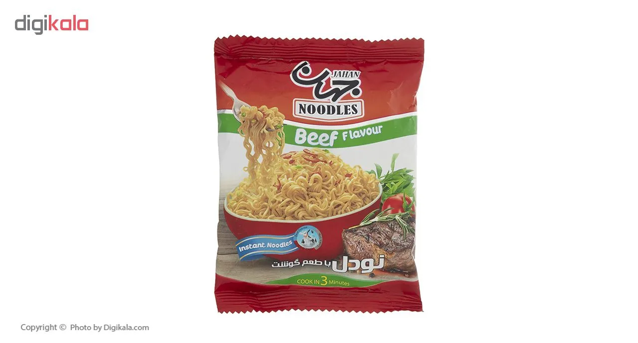 نودل با طعم گوشت جهان - 75 گرم