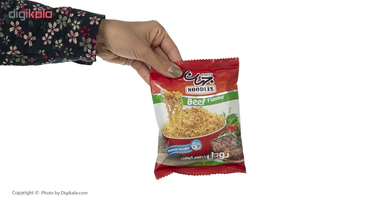 نودل با طعم گوشت جهان - 75 گرم