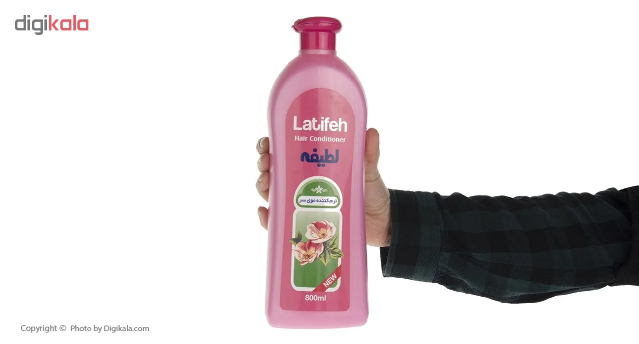 نرم کننده مو لطیفه مدل Flower حجم 800 میلی لیتر