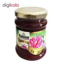مربا بدون قند گل محمدی کامور مقدار ۲۸۰ گرم
